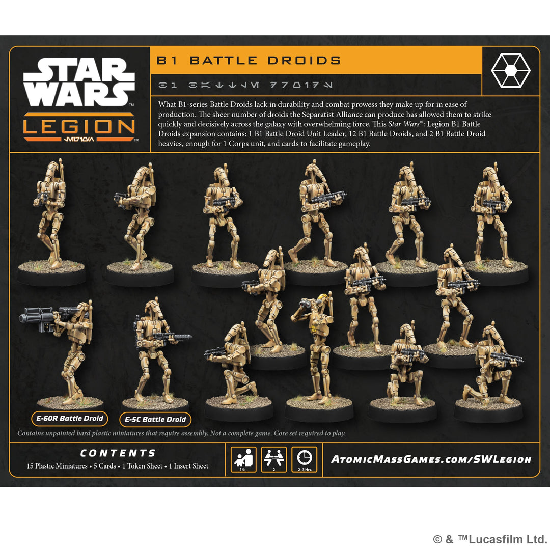 Star Wars: Legion - B1 Battle Droids