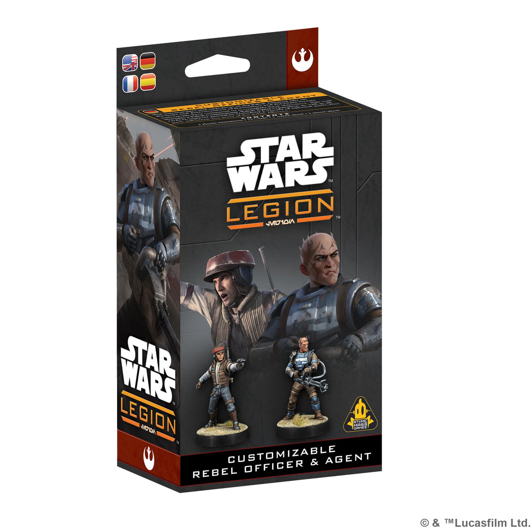 Star Wars: Legion - Customizable Rebel Officer & Agent