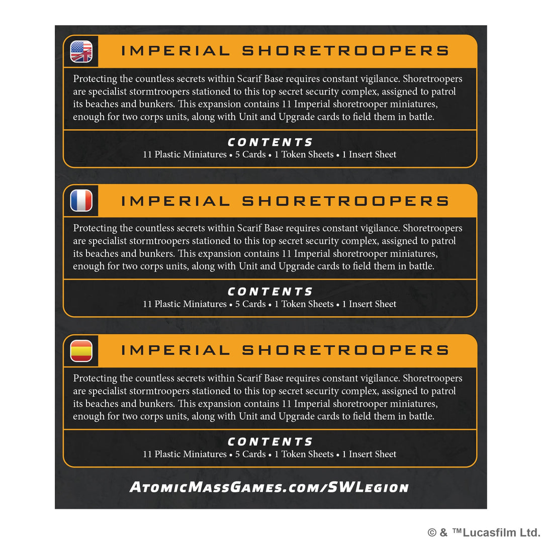 Star Wars: Legion – Imperial Shoretroopers
