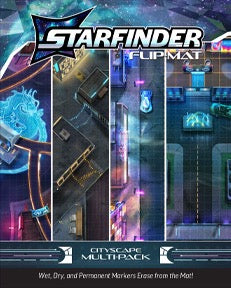 Starfinder Flip-Mat: Cityscape Multi-Pack