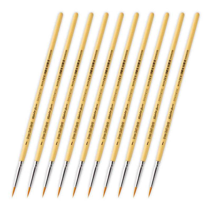 TABLETOP SERIES Synthetic Brush Set 1 (Pack of 10) (Green Stuff World)