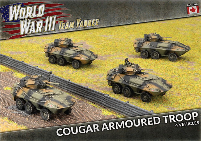 World War III: Team Yankee - Cougar Armoured Troop (x4) (TCBX03)
