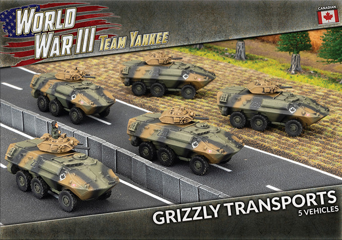 World War III: Team Yankee - Grizzly Transport Platoon (x5) (TCBX04)