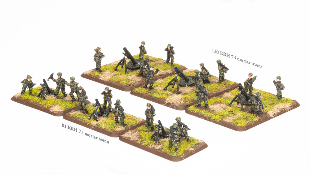 World War III: Team Yankee - 81mm and 120mm Mortar Platoons (x21 figures) (TFI704)