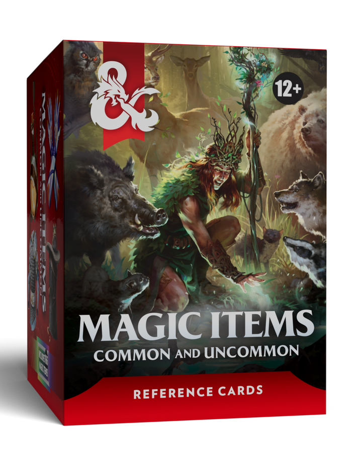 Dungeons & Dragons (5th Edition) - Magic Item Reference Cards: Common and Uncommon