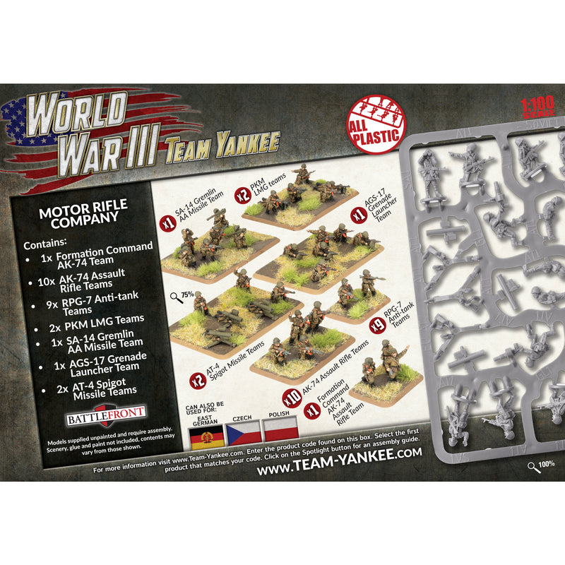 World War III: Team Yankee - Motor Rifle Company (TSBX35)