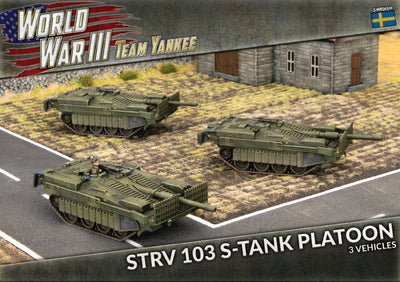 World War III: Team Yankee - Strv 103 S-tank Platoon (x3 Plastic) (TSWBX01)