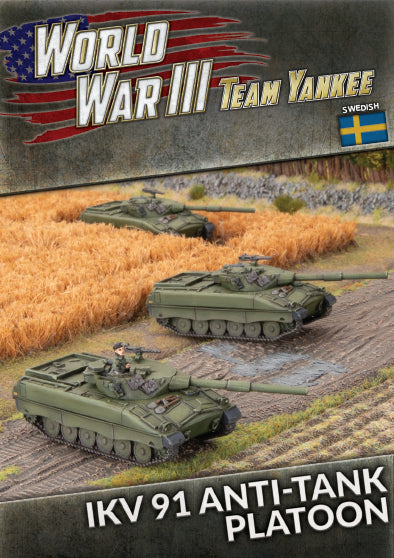 World War III: Team Yankee - Ikv 91 Anti-tank Platoon (x3) (TSWBX04)