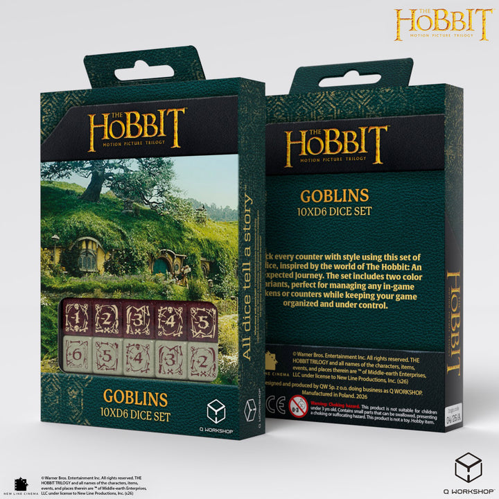 The Hobbit TCG 10x D6 - Goblins (Q-Workshop) (HOB/190166/10XD6/GOB)