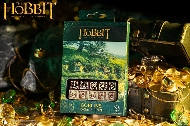 The Hobbit TCG 10x D6 - Goblins (Q-Workshop) (HOB/190166/10XD6/GOB)