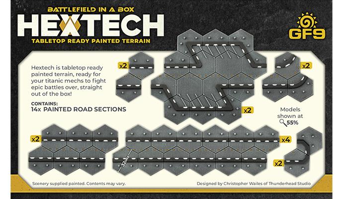 HexTech: Trinity City Roads (x14) (HEXT18)