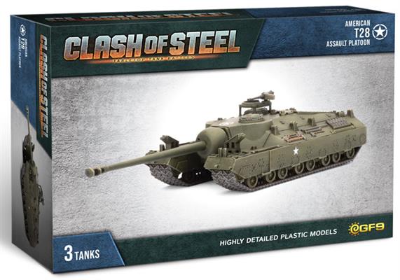 Clash of Steel: T28 Assault Platoon (x3 Plastic) (CSU01)