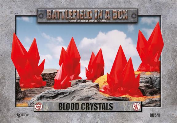 Battlefield in a Box: Blood Crystals - Red (BB541)