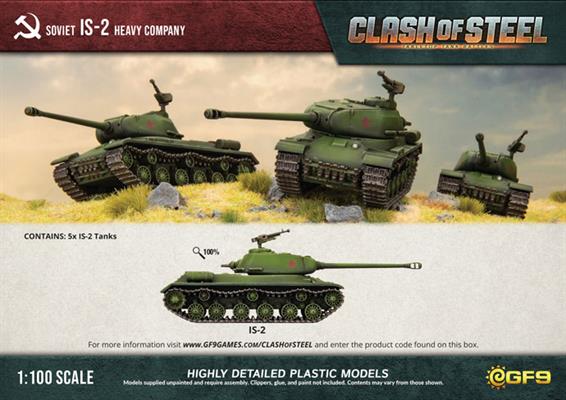 Clash of Steel: IS-2 Heavy Company (x5 Plastic) (CSS04)