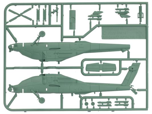 World War III: Team Yankee - AH-64 Apache Helicopter Platoon (Plastic) (TUBX21)