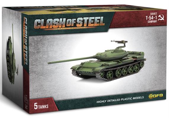 Clash of Steel: T-54-1 Company (x5 Plastic) (CSS03)