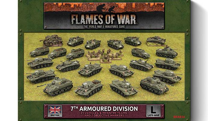 Flames of War: 7th Armoured Division Army Deal (BRAB16)