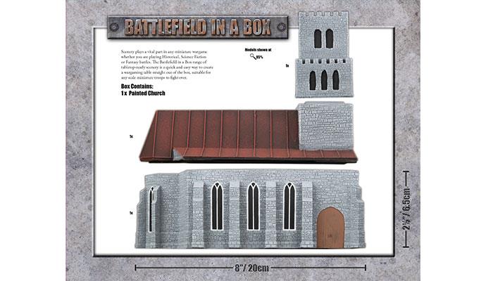 Battlefield in a Box: Caen Church (Limited Edition) (BB208-A)