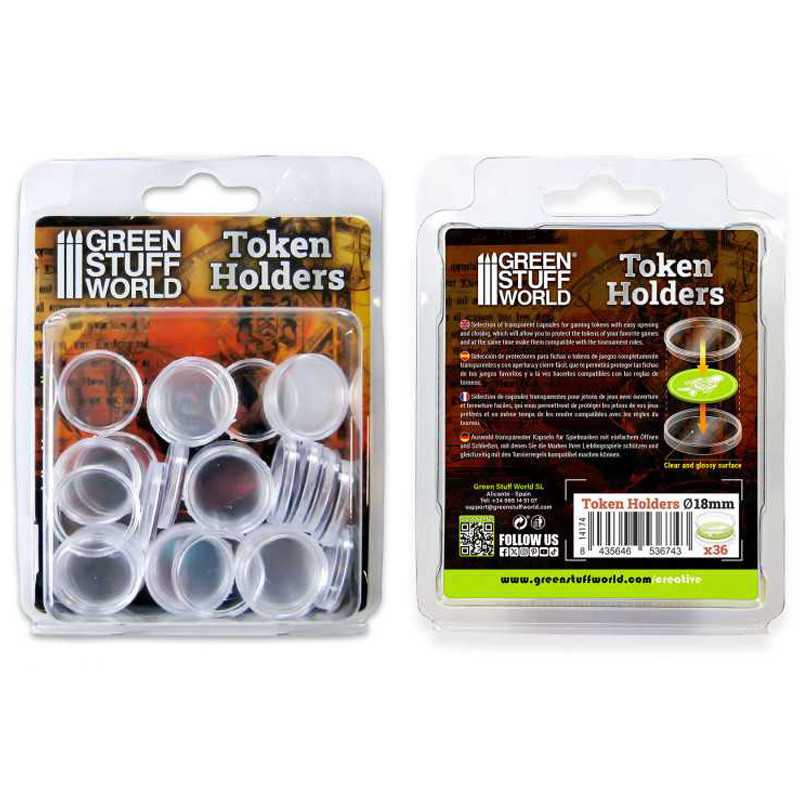 Token Holders 18mm (Green Stuff World)
