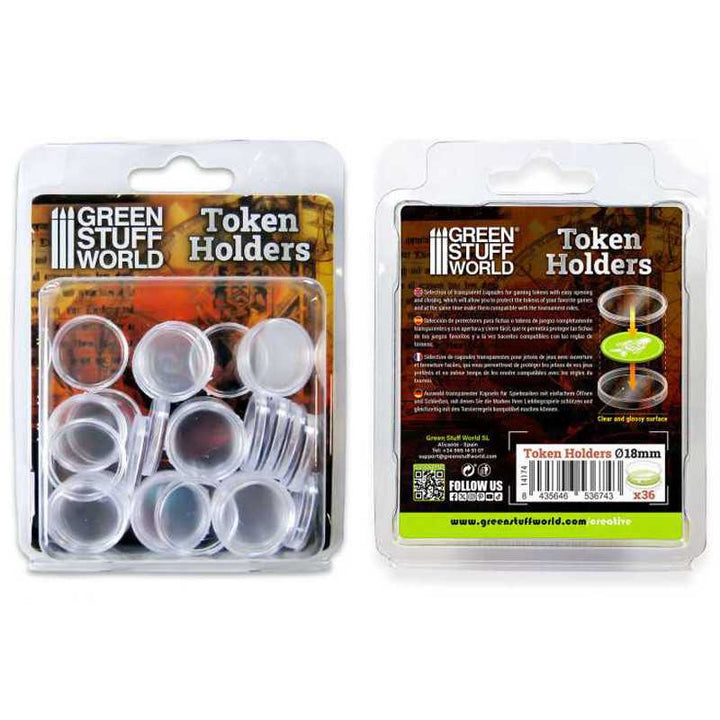 Token Holders 18mm (Green Stuff World)