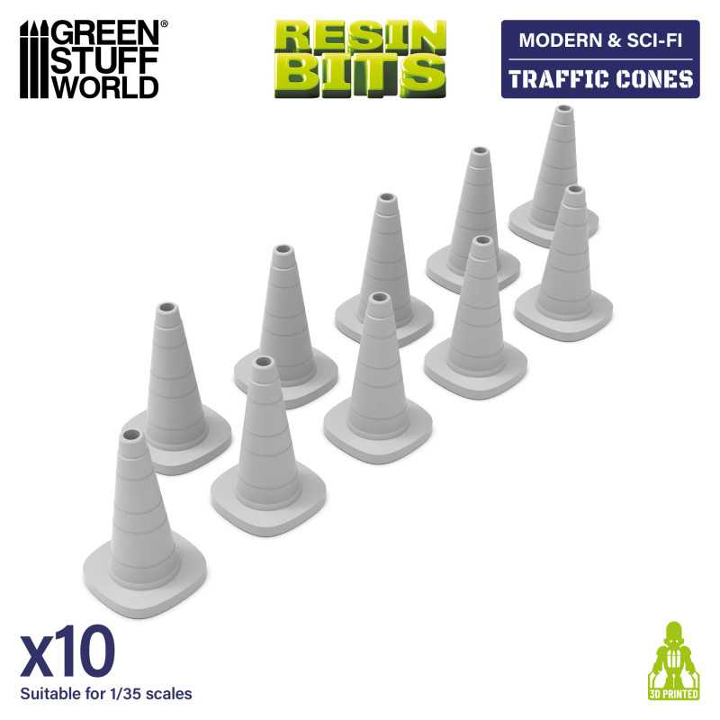Traffic Cones 1:35 (Green Stuff World)