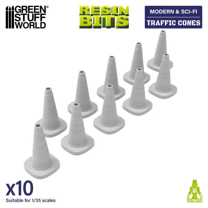 Traffic Cones 1:35 (Green Stuff World)