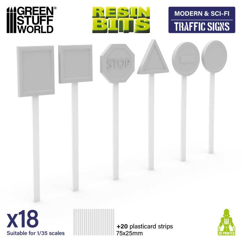 Traffic Signs 1:35 (Green Stuff World)