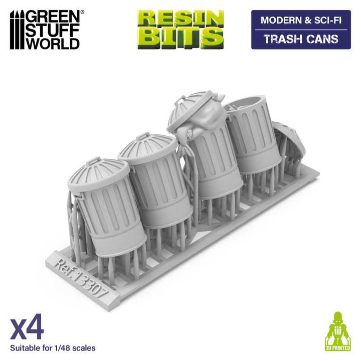 Trash Cans (Green Stuff World)