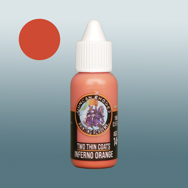 Two Thin Coats: Inferno Orange (12)