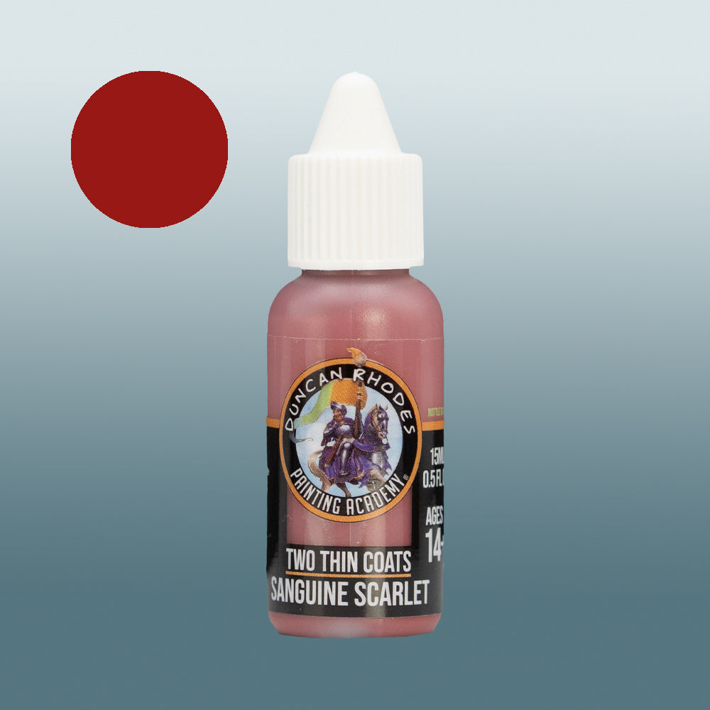 Two Thin Coats: Sanguine Scarlet (2)