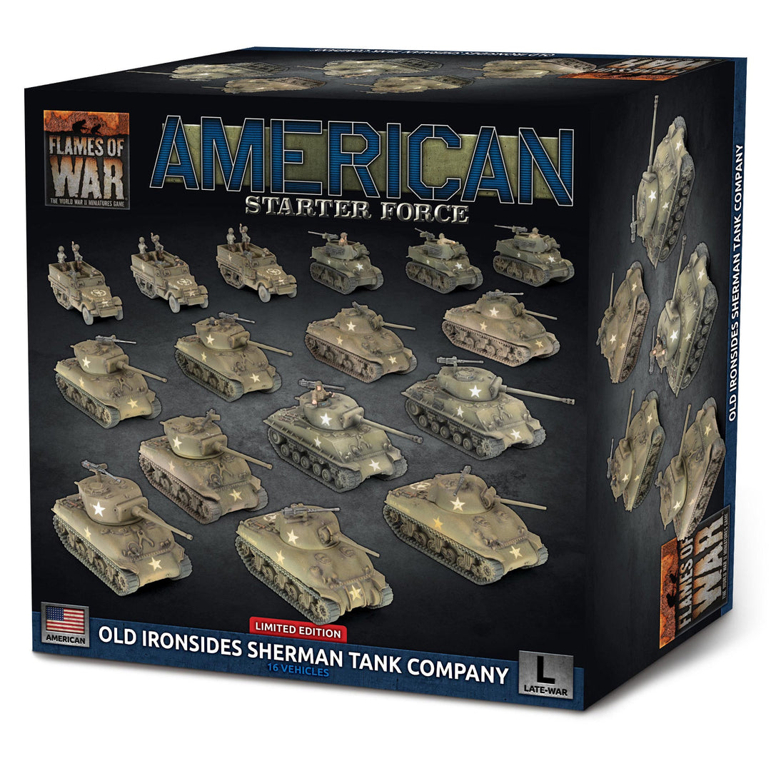 Flames of War: American Army Deal - Old Ironsides Sherman Tank Company (USAB18)