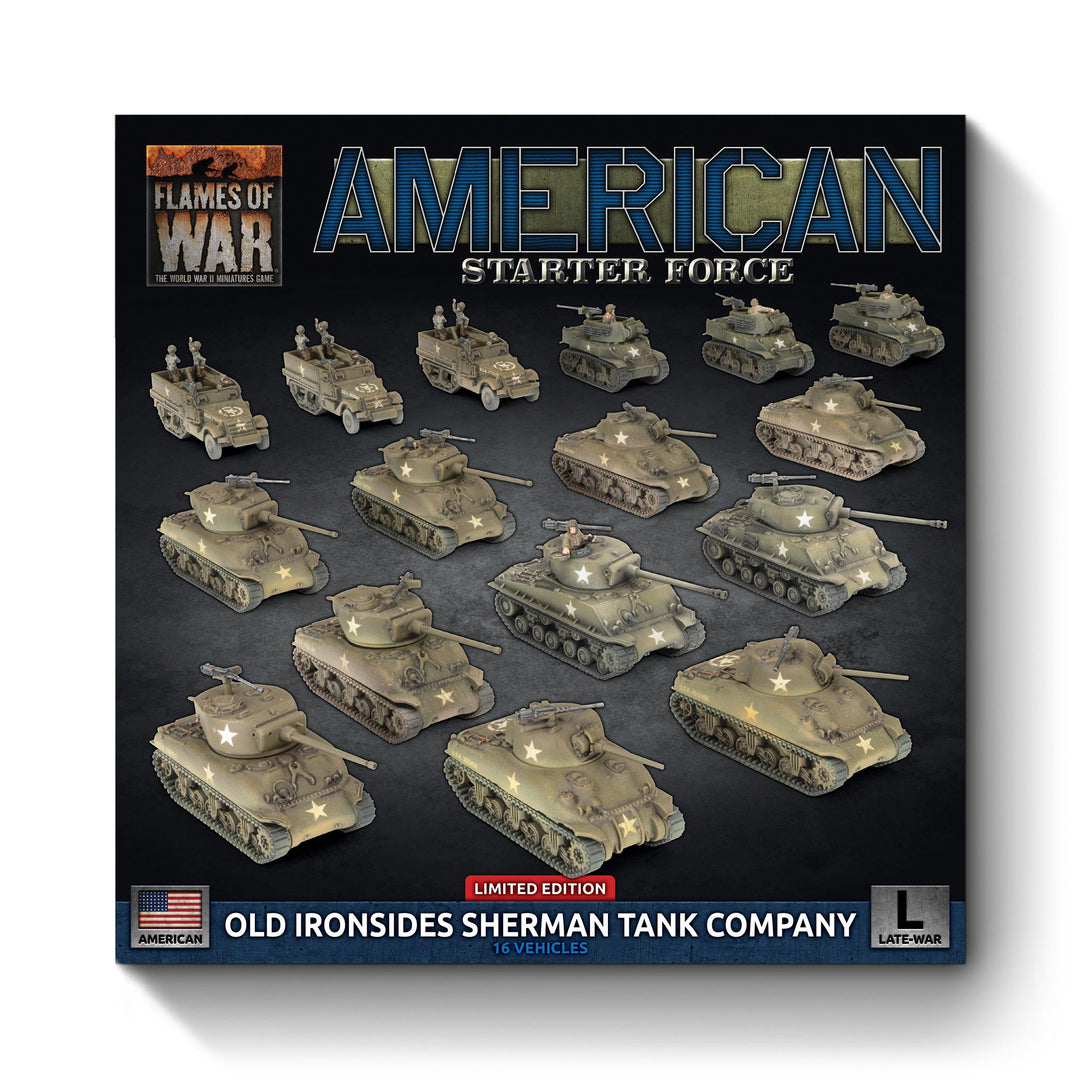 Flames of War: American Army Deal - Old Ironsides Sherman Tank Company (USAB18)