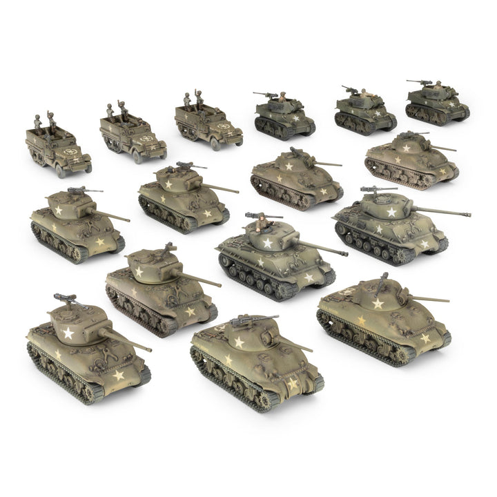 Flames of War: American Army Deal - Old Ironsides Sherman Tank Company (USAB18)
