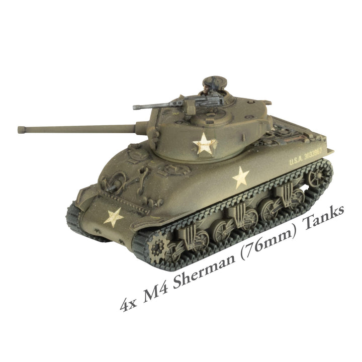 Flames of War: American Army Deal - Old Ironsides Sherman Tank Company (USAB18)