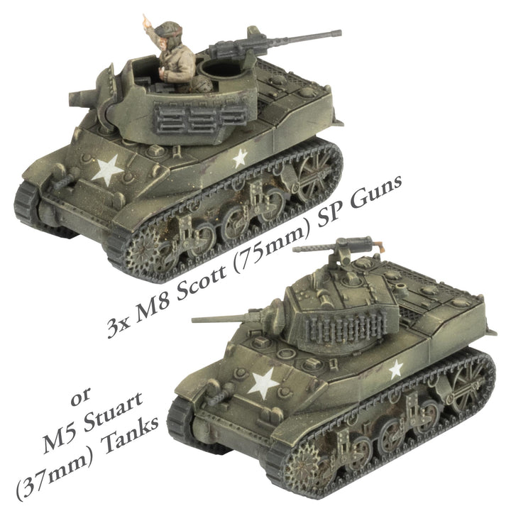 Flames of War: American Army Deal - Old Ironsides Sherman Tank Company (USAB18)