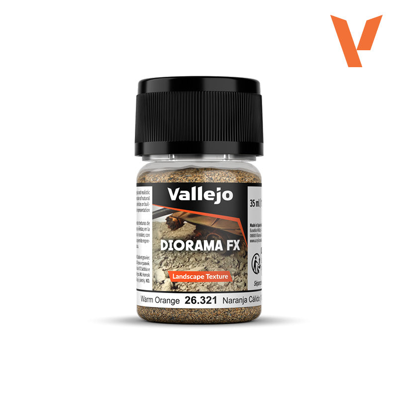 Vallejo Diorama FX: Warm Orange 1-2mm (26.321)