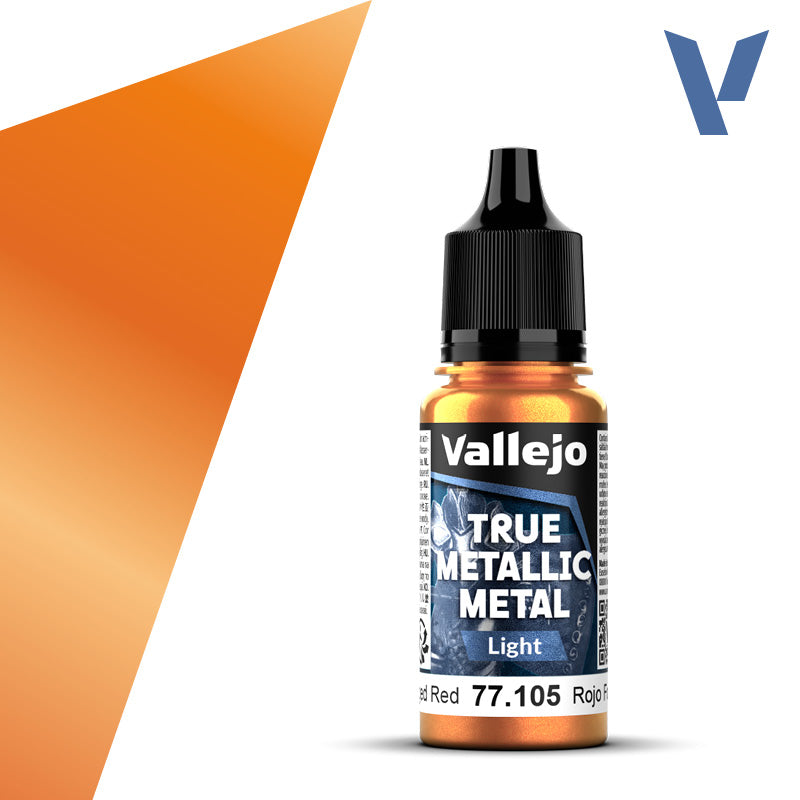 Vallejo True Metallic: Light - Forged Red (77.105)