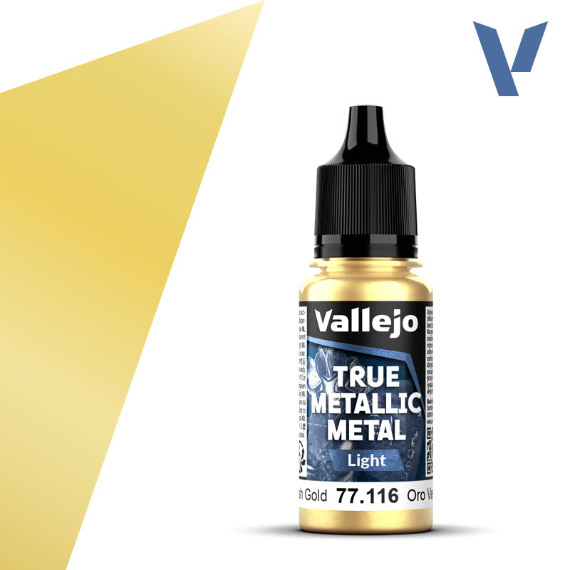 Vallejo True Metallic: Light - Greenish Gold (77.116)