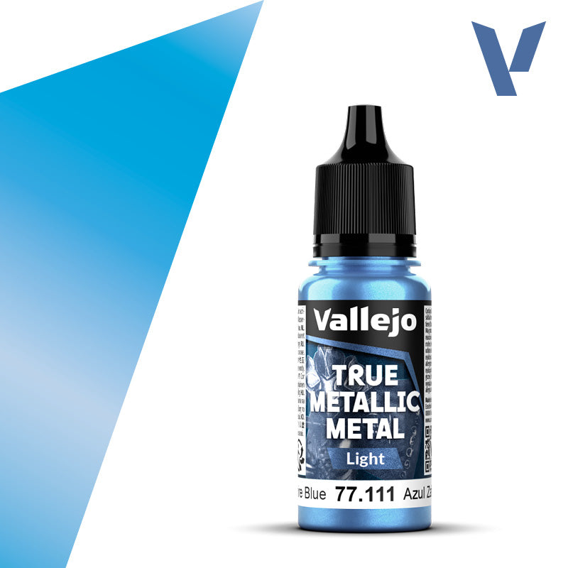 Vallejo True Metallic: Light - Sapphire Blue (77.111)