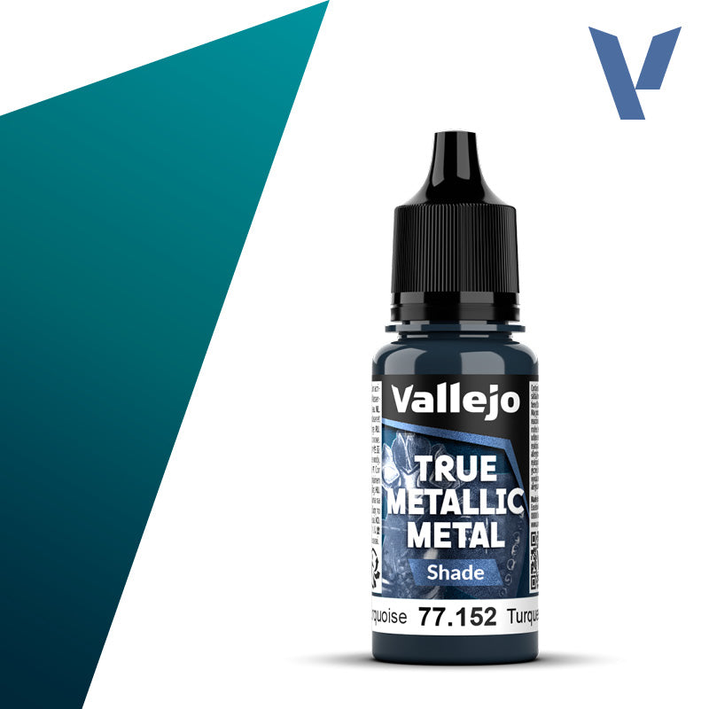 Vallejo True Metallic: Shade - Hydra Turquoise (77.152)