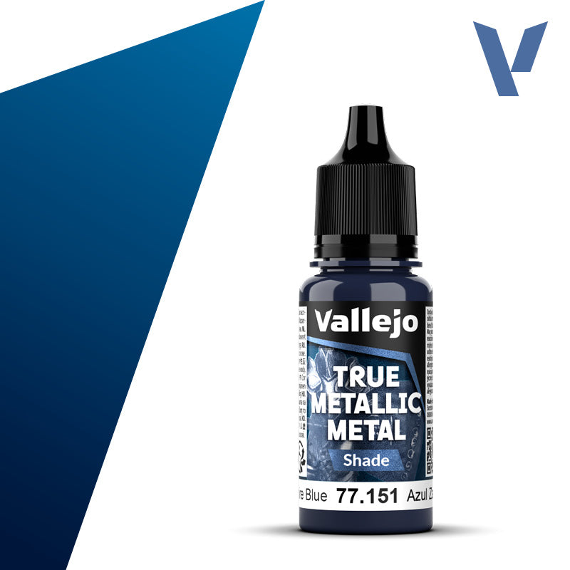 Vallejo True Metallic: Shade - Sapphire Blue (77.151)