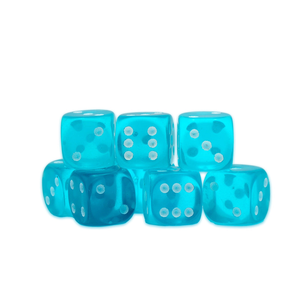 Blue Topaz D6 Dice (Warlord Games)