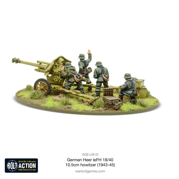 Bolt Action: German Heer leFH 18/40 10.5cm howitzer (1943-45)