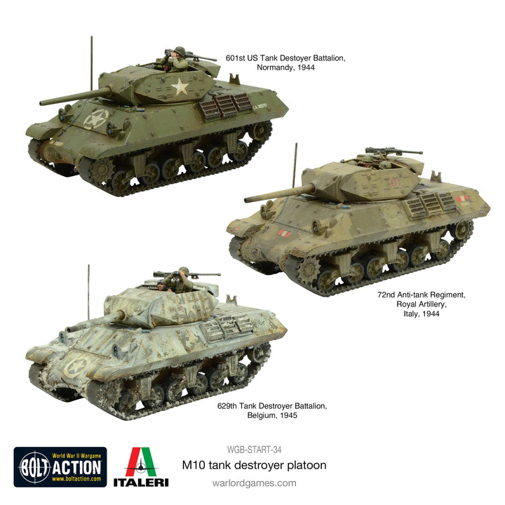 Bolt Action: M10 Tank Destroyer Platoon (plastic)