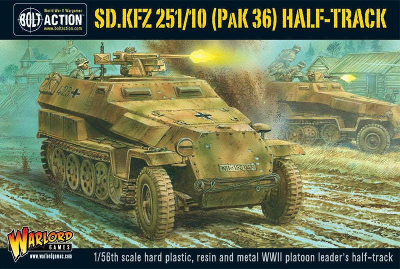 Bolt Action: Sd.Kfz 251/10 half-track (3.7cm PaK) plastic boxed set