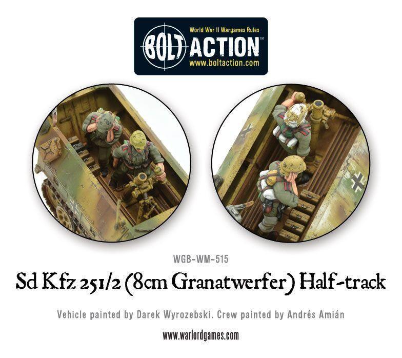 Bolt Action: Sd.Kfz 251/2 Ausf D (8cm Granatwerfer) Half Track