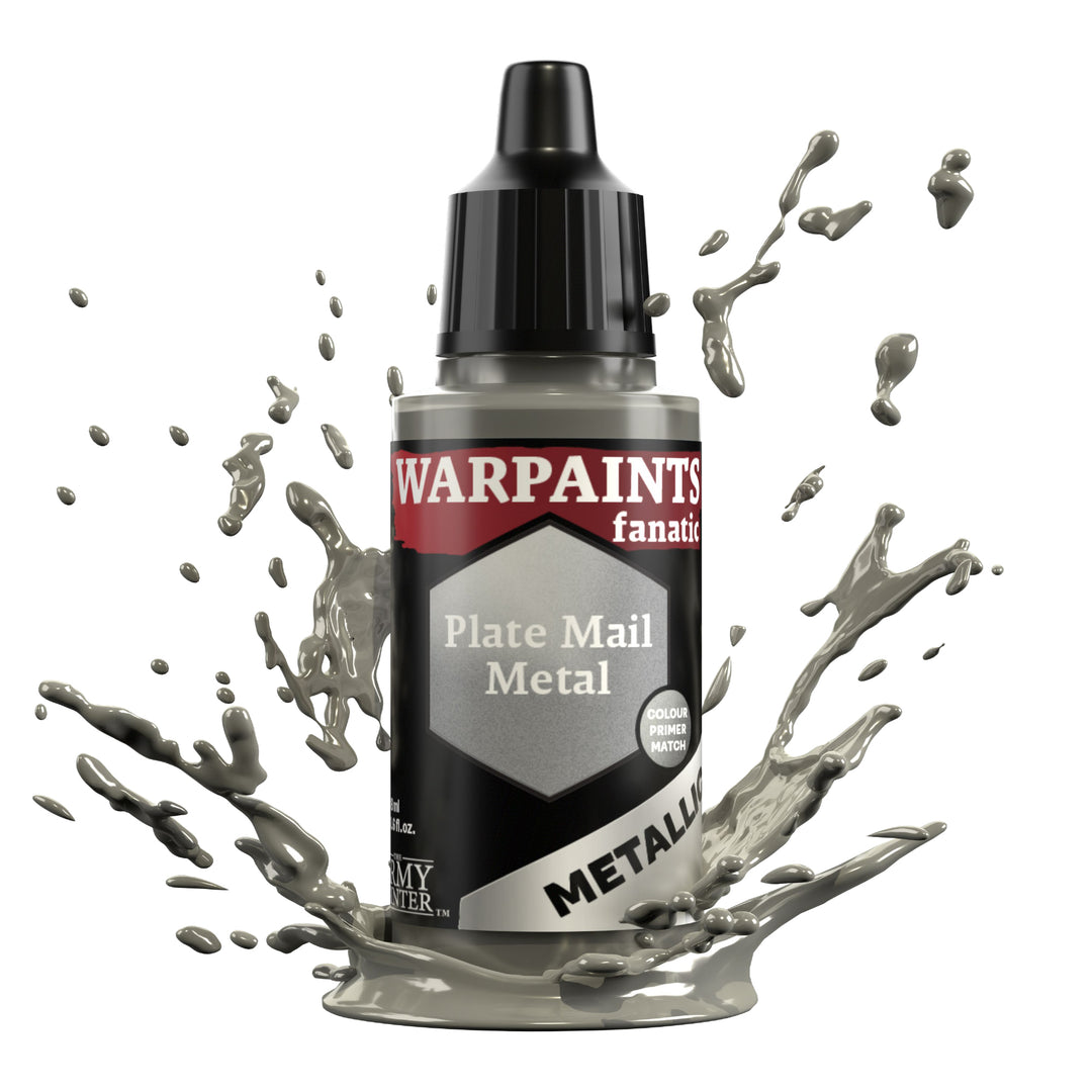 Warpaints Fanatic Metallic: Plate Mail Metal (The Army Painter) (WP3192P)