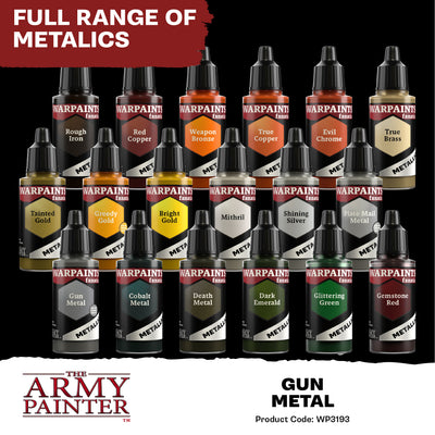 Warpaints Fanatic Metallic: Gun Metal (The Army Painter) (WP3193P)