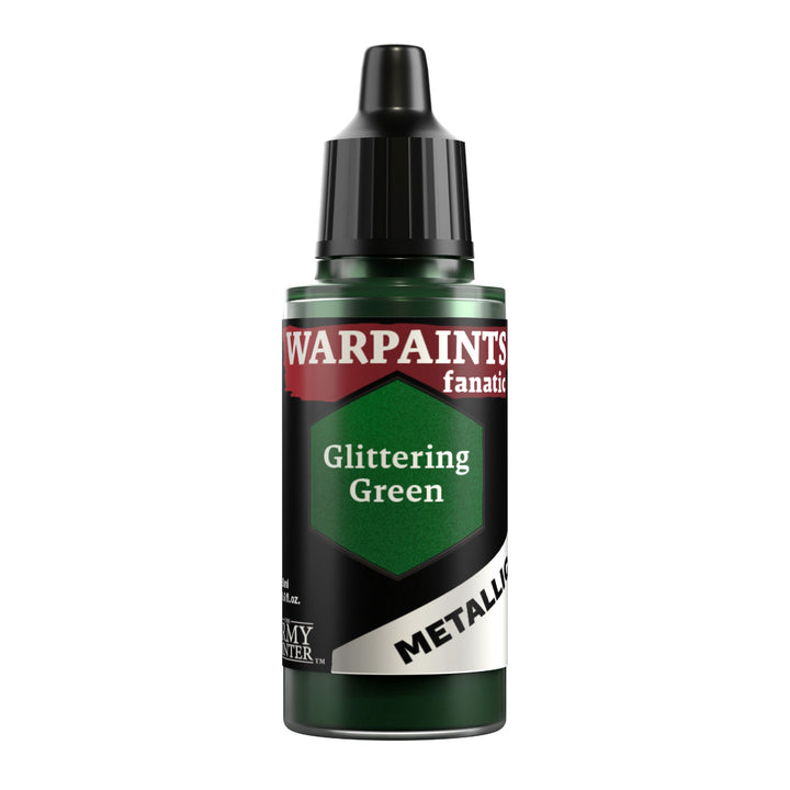 Warpaints Fanatic Metallic: Glittering Green (The Army Painter) (WP3197P)