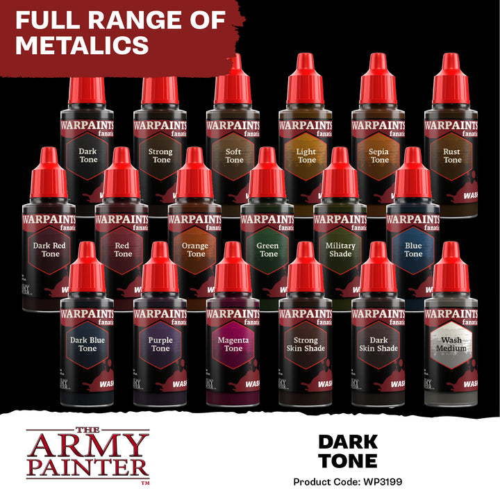 Warpaints Fanatic Wash: Dark Tone (The Army Painter) (WP3199P)